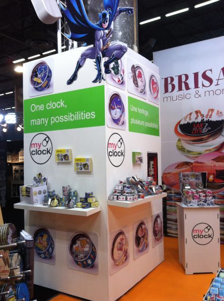 Beschriftung für eine Messe